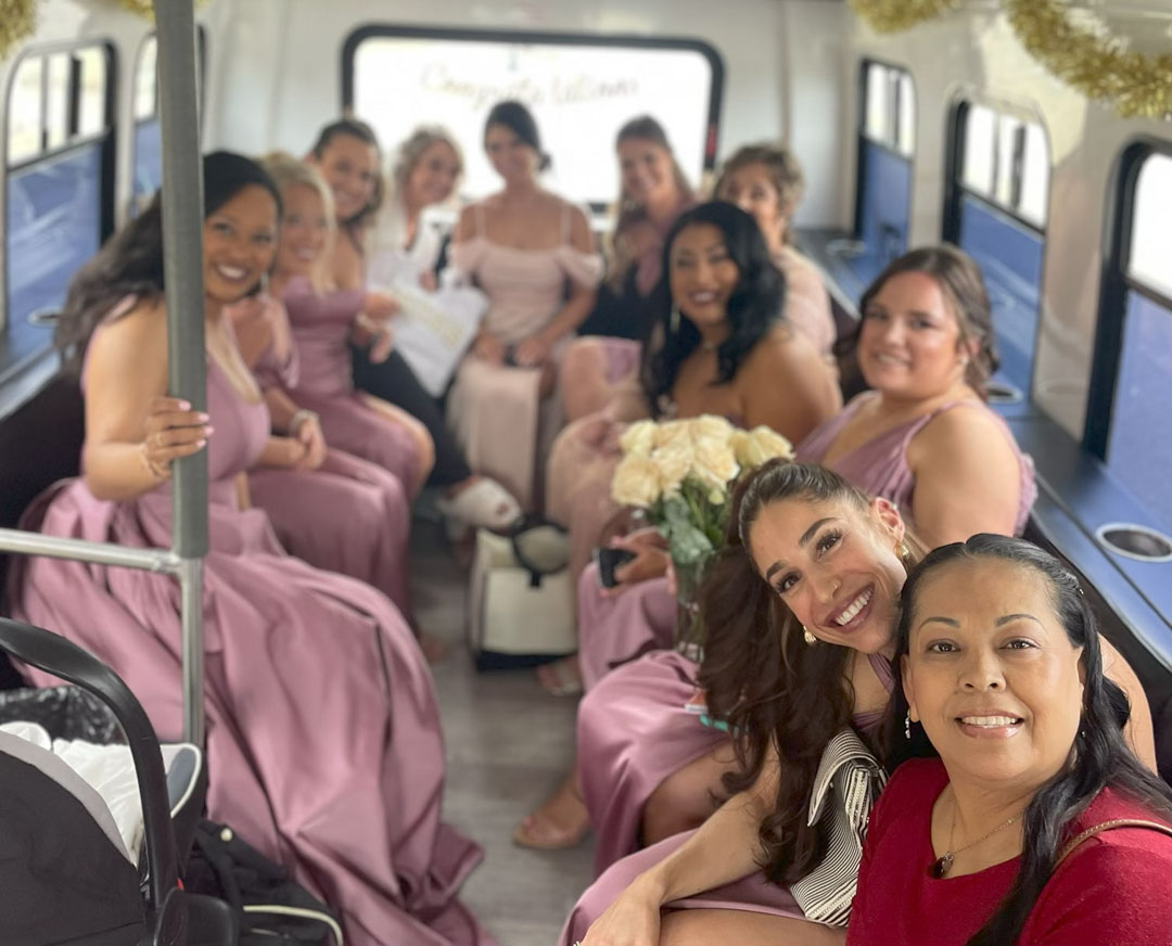 Bridal and wedding group transportation in Michiana