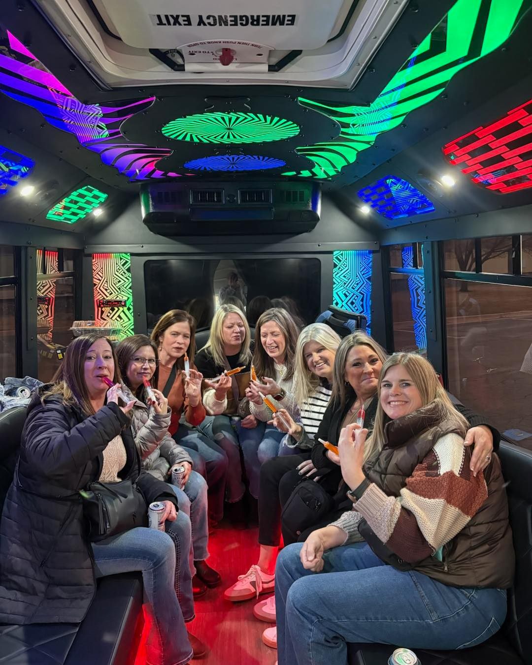 Events and nights out party bus transportation in Michiana