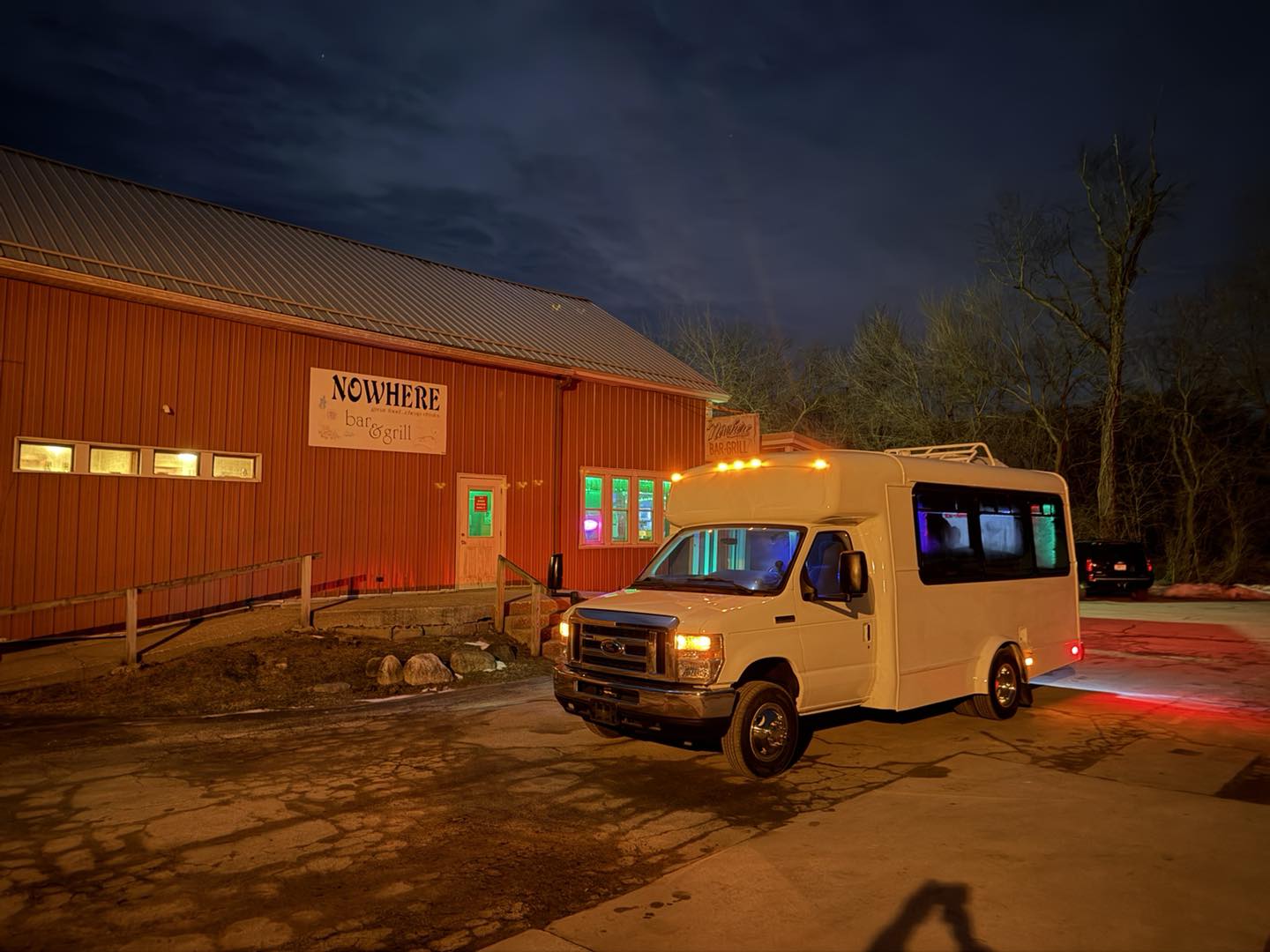 Party bus in New Buffalo, Michigan for custom group celebrations and local excursions